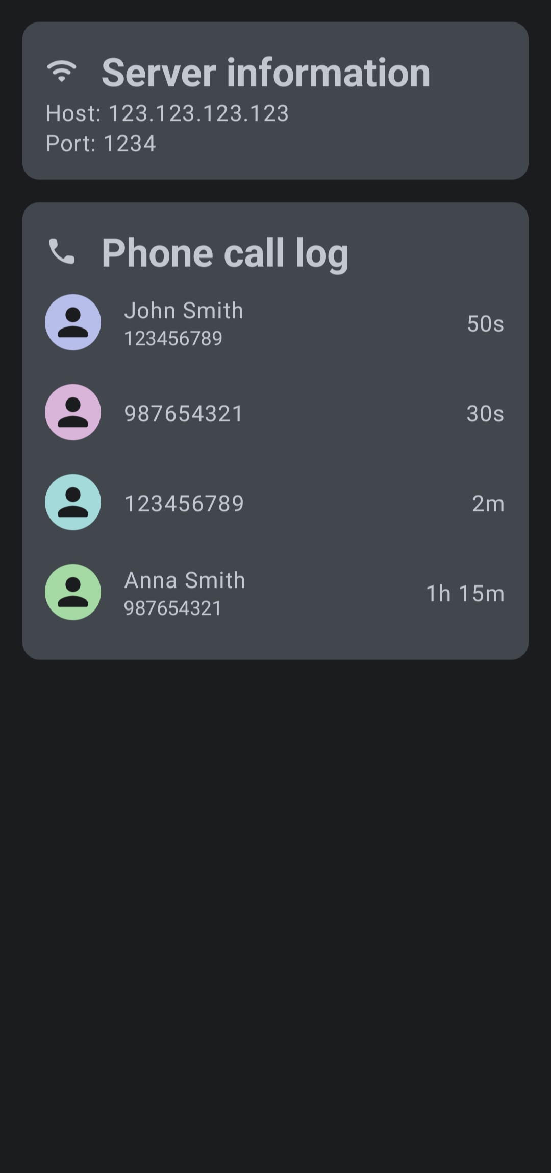 Screenshot dark theme 1