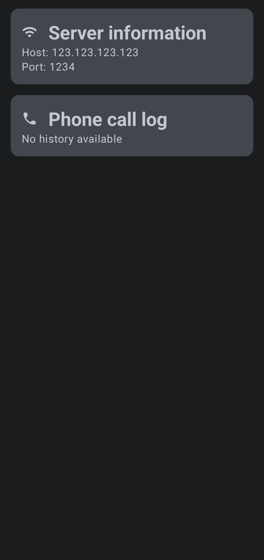 Screenshot dark theme 2